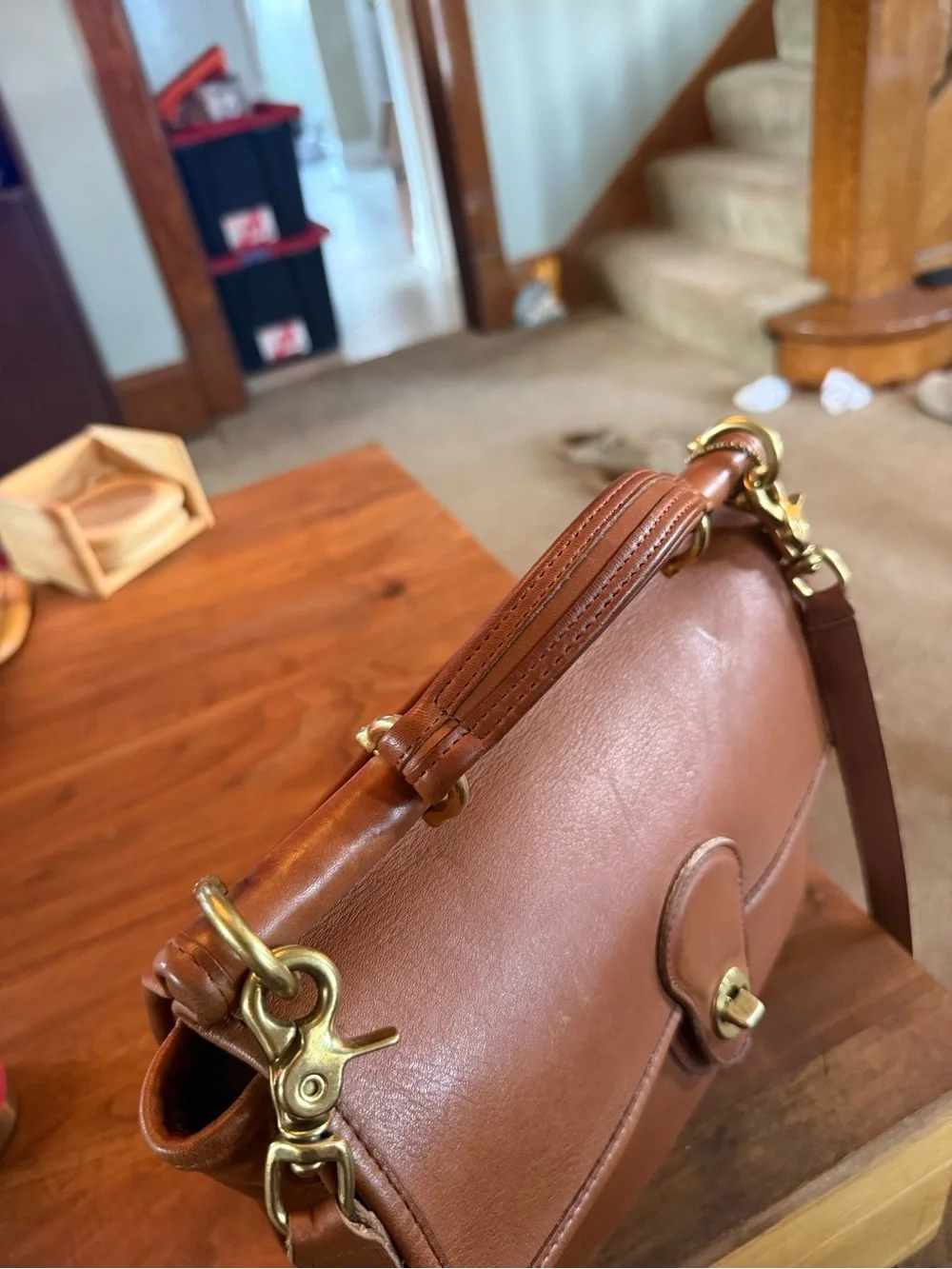 Vintage 1994 Made in USA Coach Willis Bag 9927